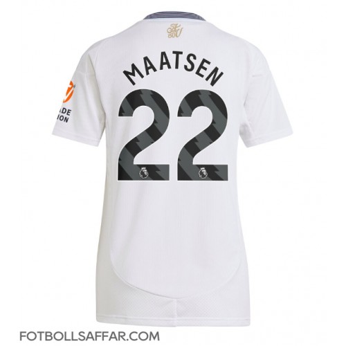 Aston Villa Ian Maatsen #22 Bortatröja Dam 2024-25 Kortärmad